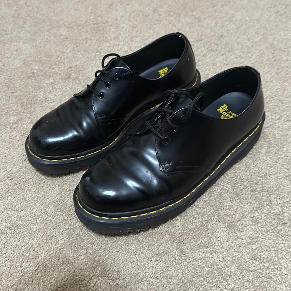 DR.MARTENS 1461 BEX SQUARED TOE LEATHER OXFORD SHOES